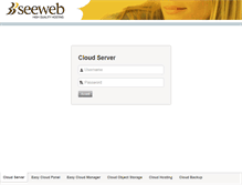 Tablet Screenshot of cloudcenter.seeweb.it